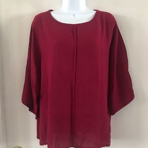 YJYL FASHION Linen Blend Top Size XXL